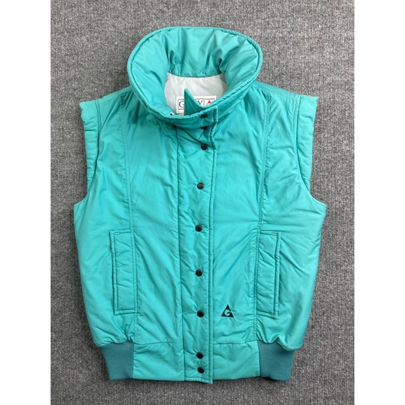 Gerry Jackets & Blazers - Gerry Puffer Vest Womens M Teal Vintage Sontique Insulated USA Made W417